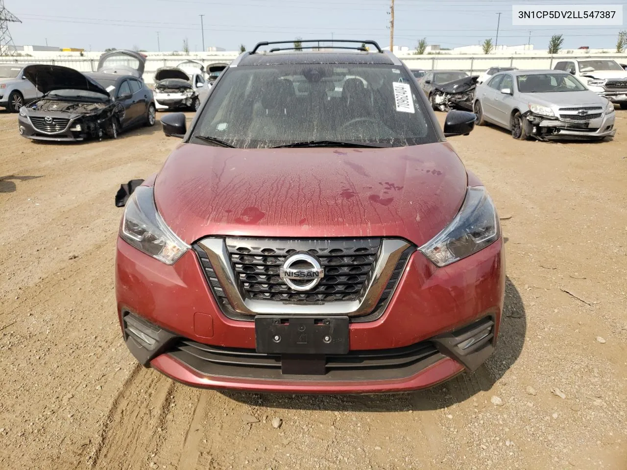 3N1CP5DV2LL547387 2020 Nissan Kicks Sr