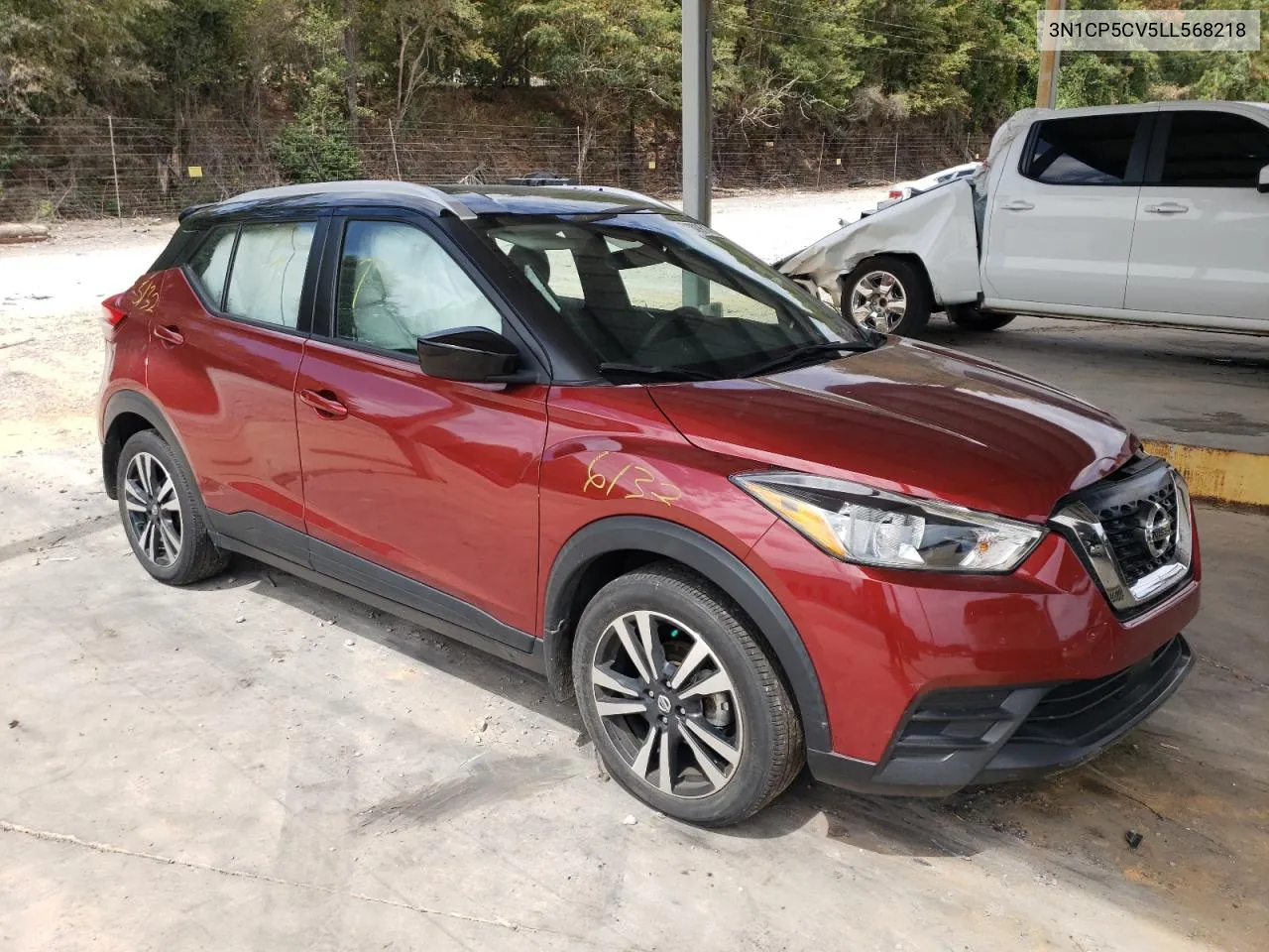 2020 Nissan Kicks Sv VIN: 3N1CP5CV5LL568218 Lot: 71009514