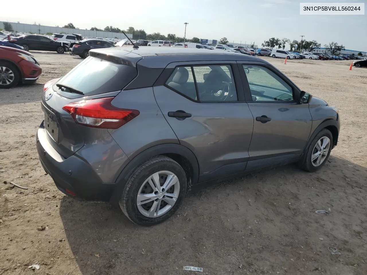 2020 Nissan Kicks S VIN: 3N1CP5BV8LL560244 Lot: 71069364