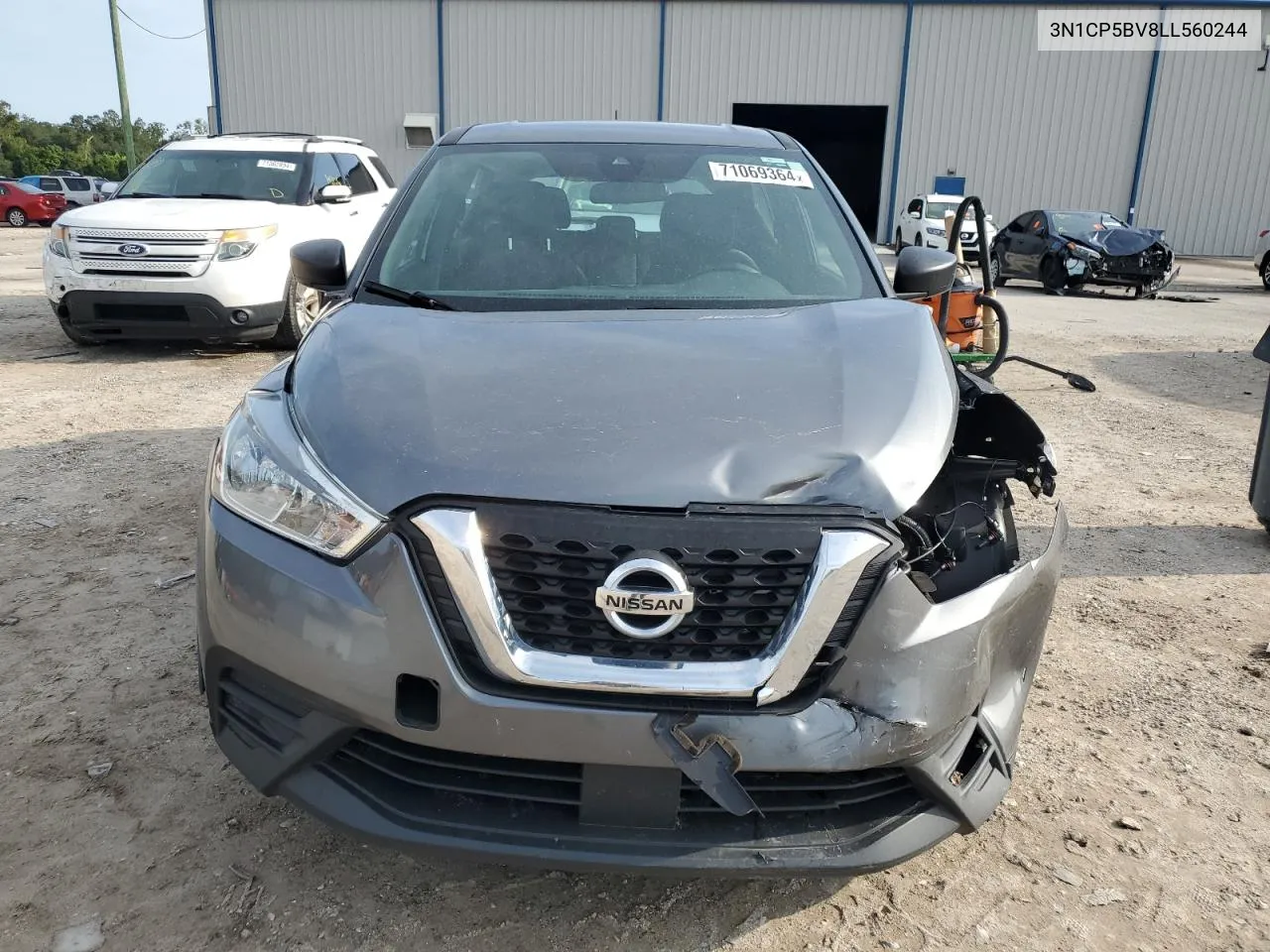 2020 Nissan Kicks S VIN: 3N1CP5BV8LL560244 Lot: 71069364