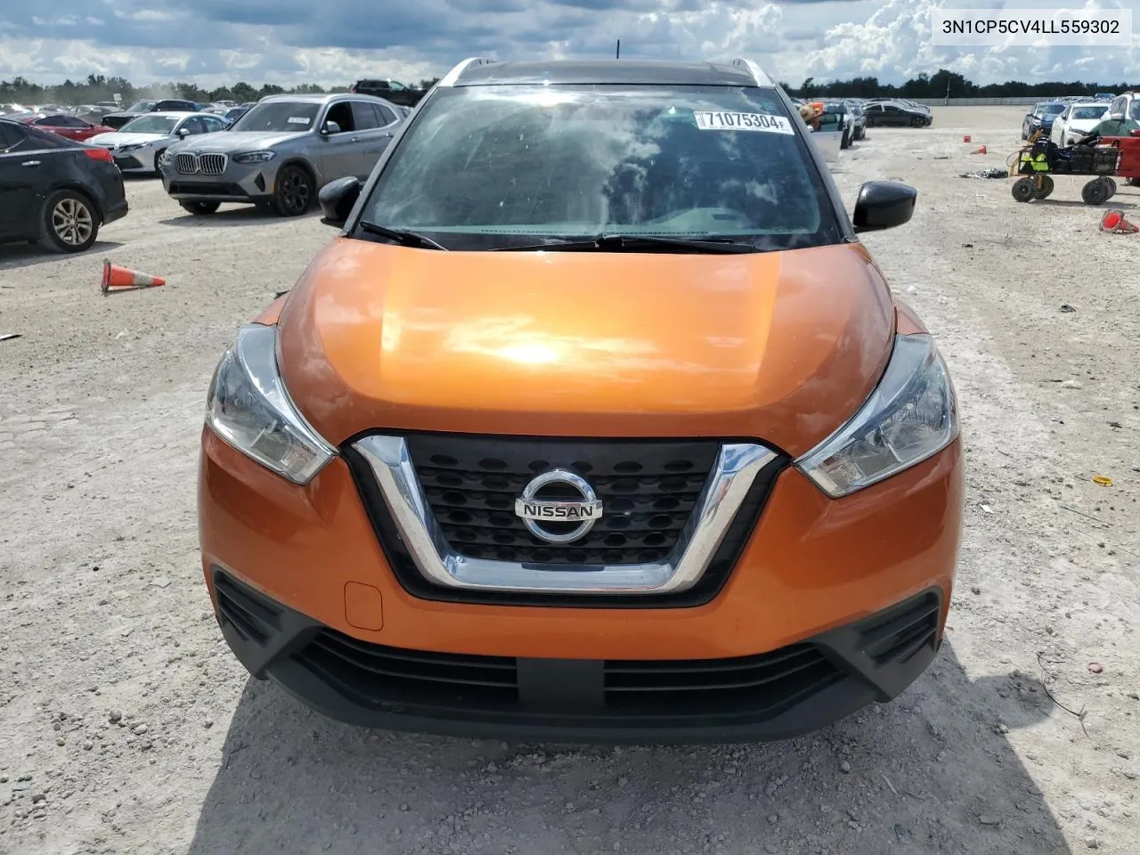 2020 Nissan Kicks Sv VIN: 3N1CP5CV4LL559302 Lot: 71075304