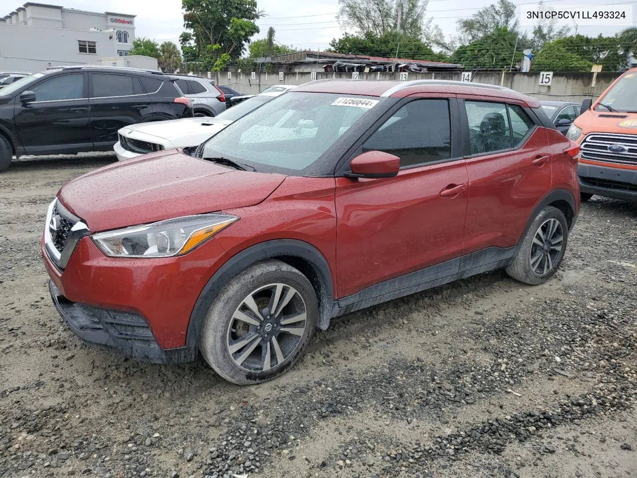 2020 Nissan Kicks Sv VIN: 3N1CP5CV1LL493324 Lot: 71250844