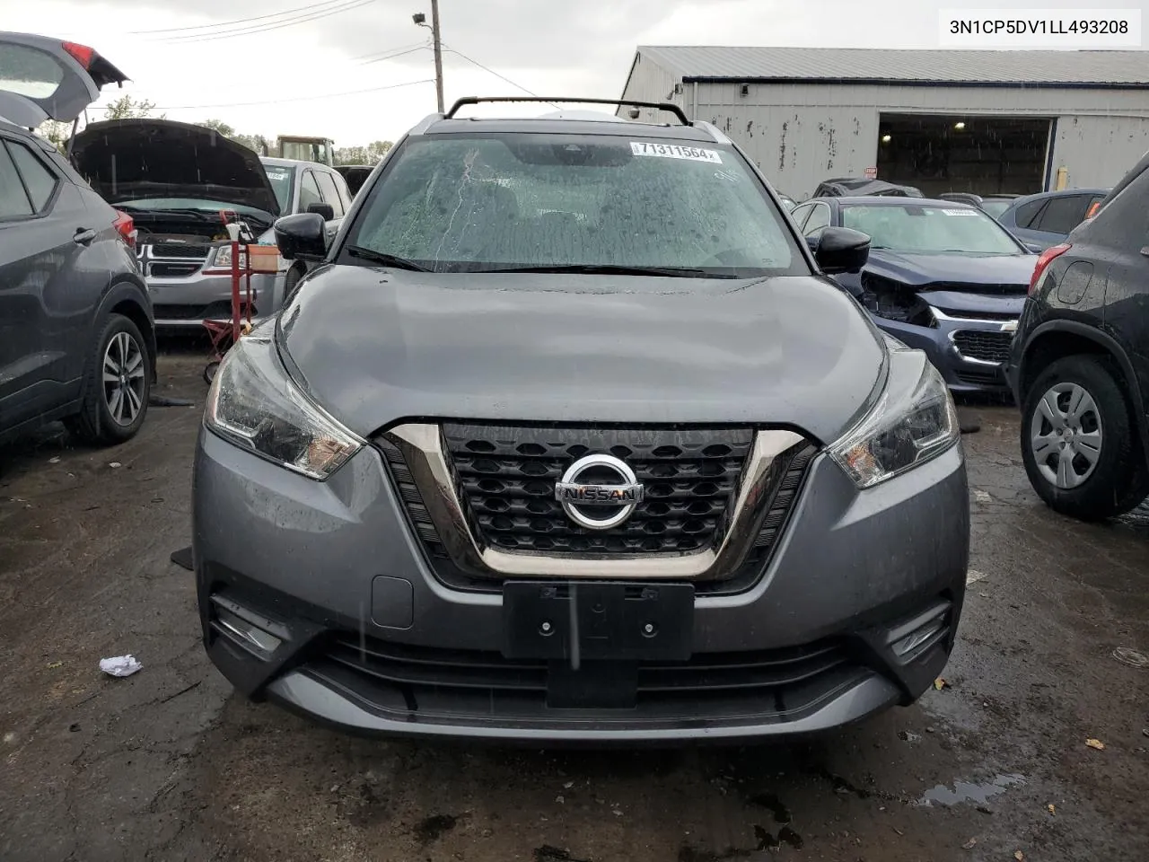 2020 Nissan Kicks Sr VIN: 3N1CP5DV1LL493208 Lot: 71311564