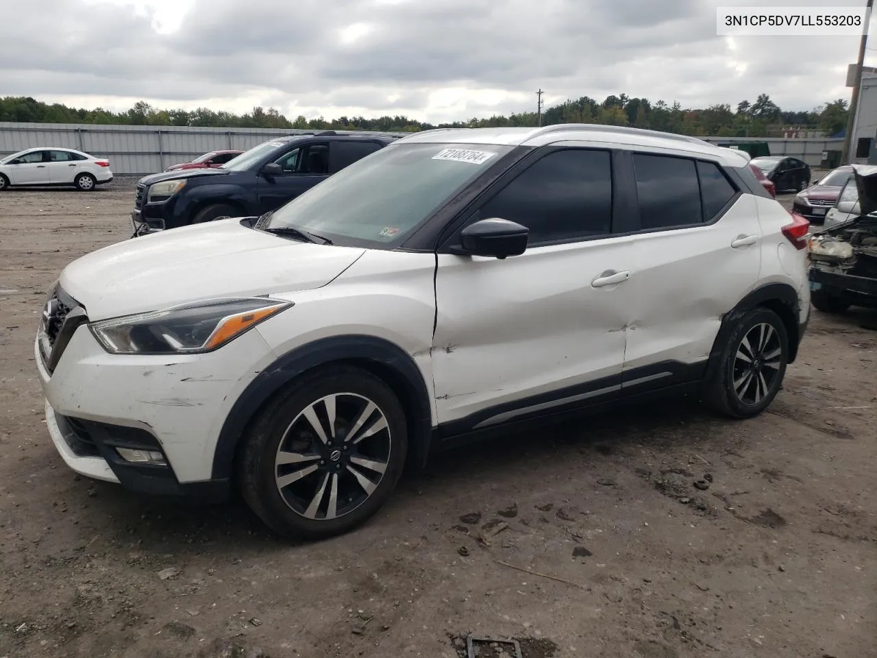 2020 Nissan Kicks Sr VIN: 3N1CP5DV7LL553203 Lot: 72188764