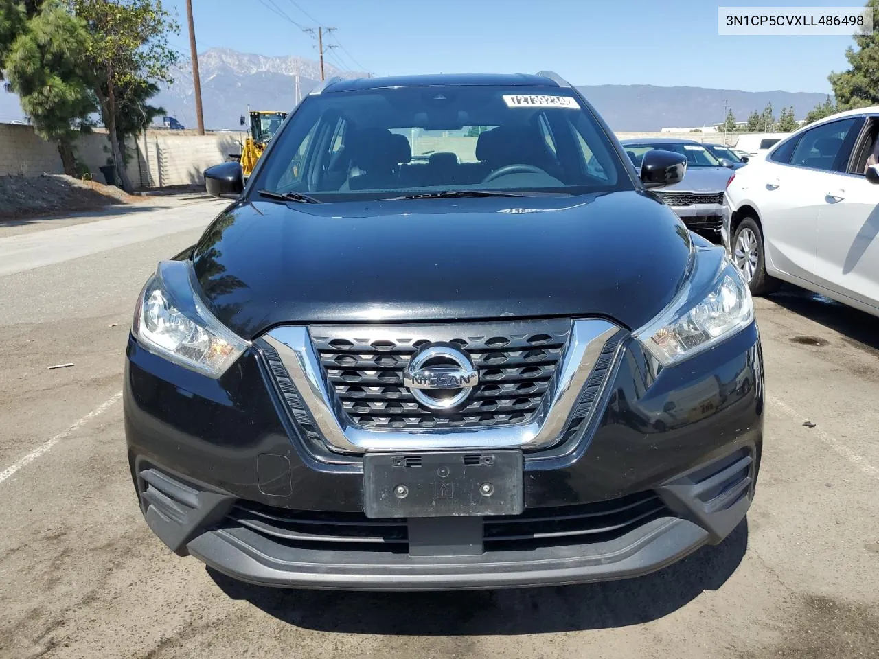 2020 Nissan Kicks Sv VIN: 3N1CP5CVXLL486498 Lot: 72739234