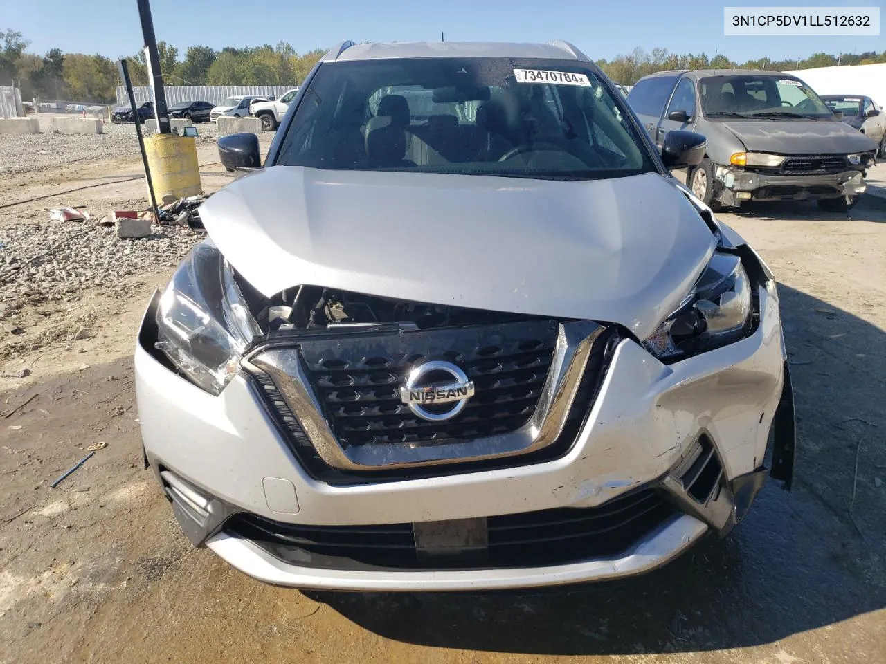 2020 Nissan Kicks Sr VIN: 3N1CP5DV1LL512632 Lot: 73470784