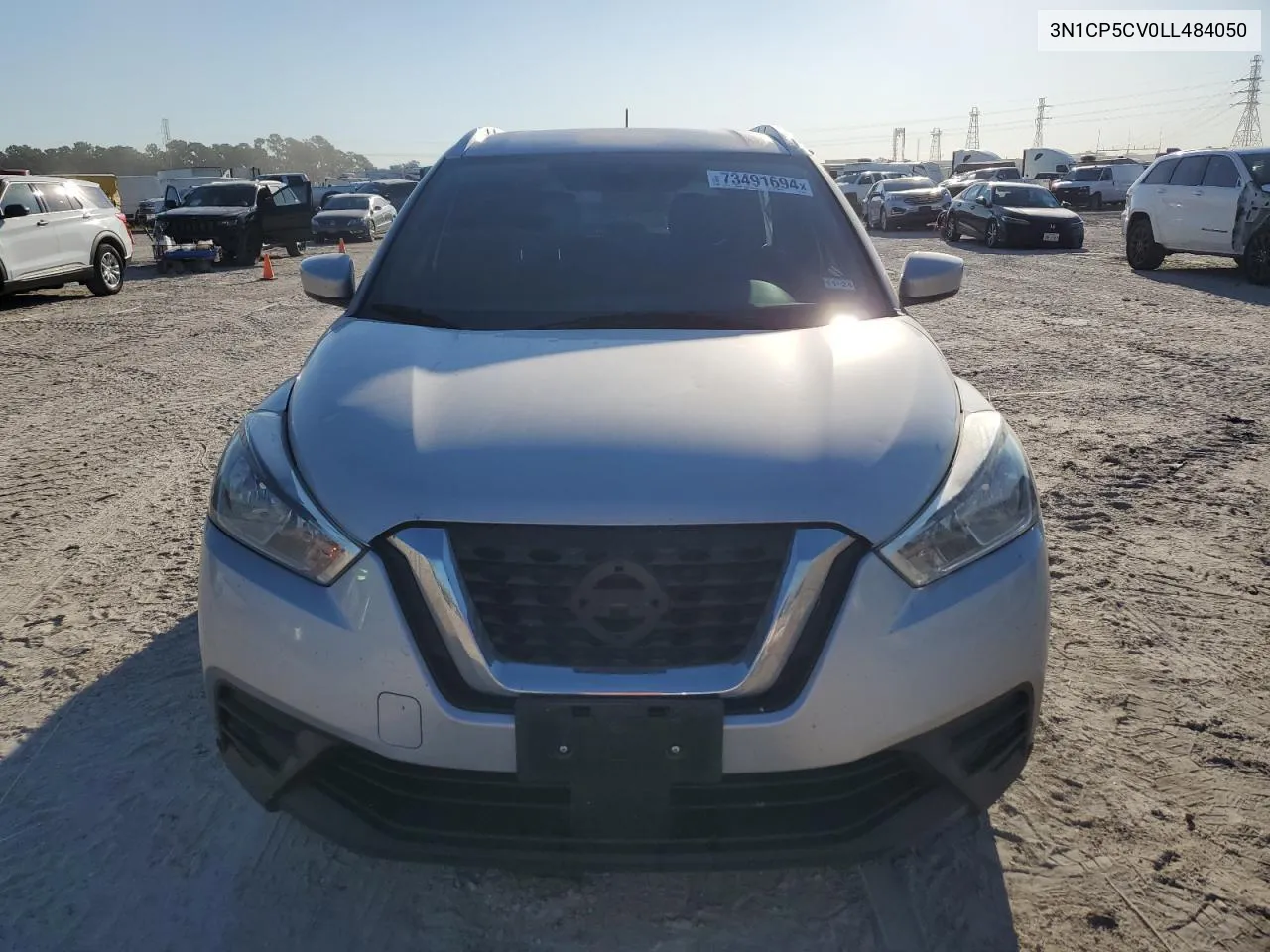 2020 Nissan Kicks Sv VIN: 3N1CP5CV0LL484050 Lot: 73491694