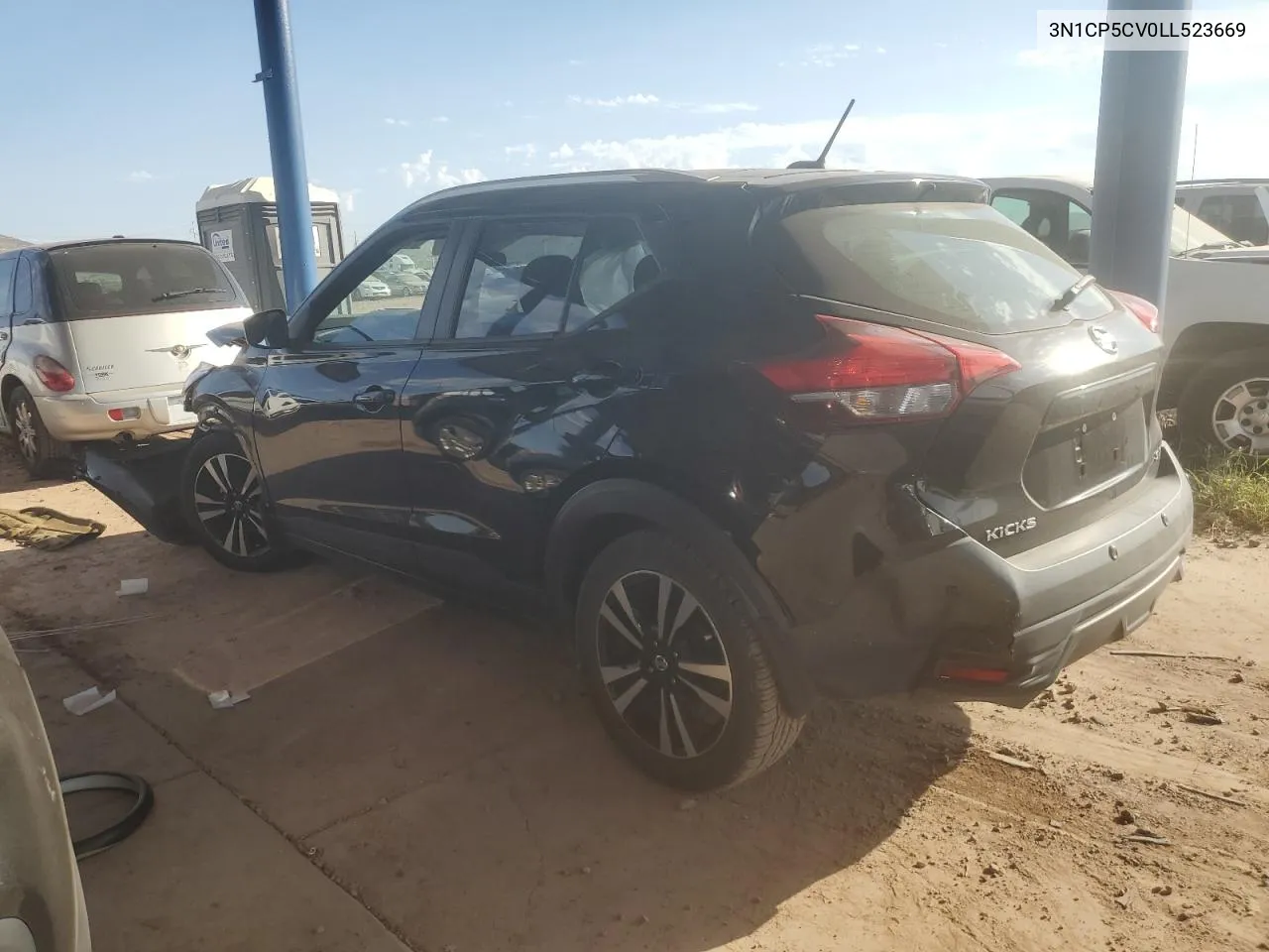 2020 Nissan Kicks Sv VIN: 3N1CP5CV0LL523669 Lot: 73709524