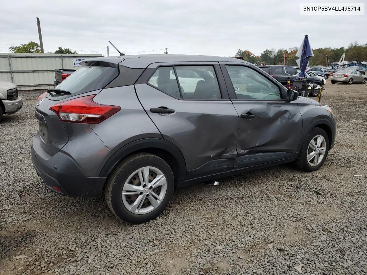 2020 Nissan Kicks S VIN: 3N1CP5BV4LL498714 Lot: 73872954