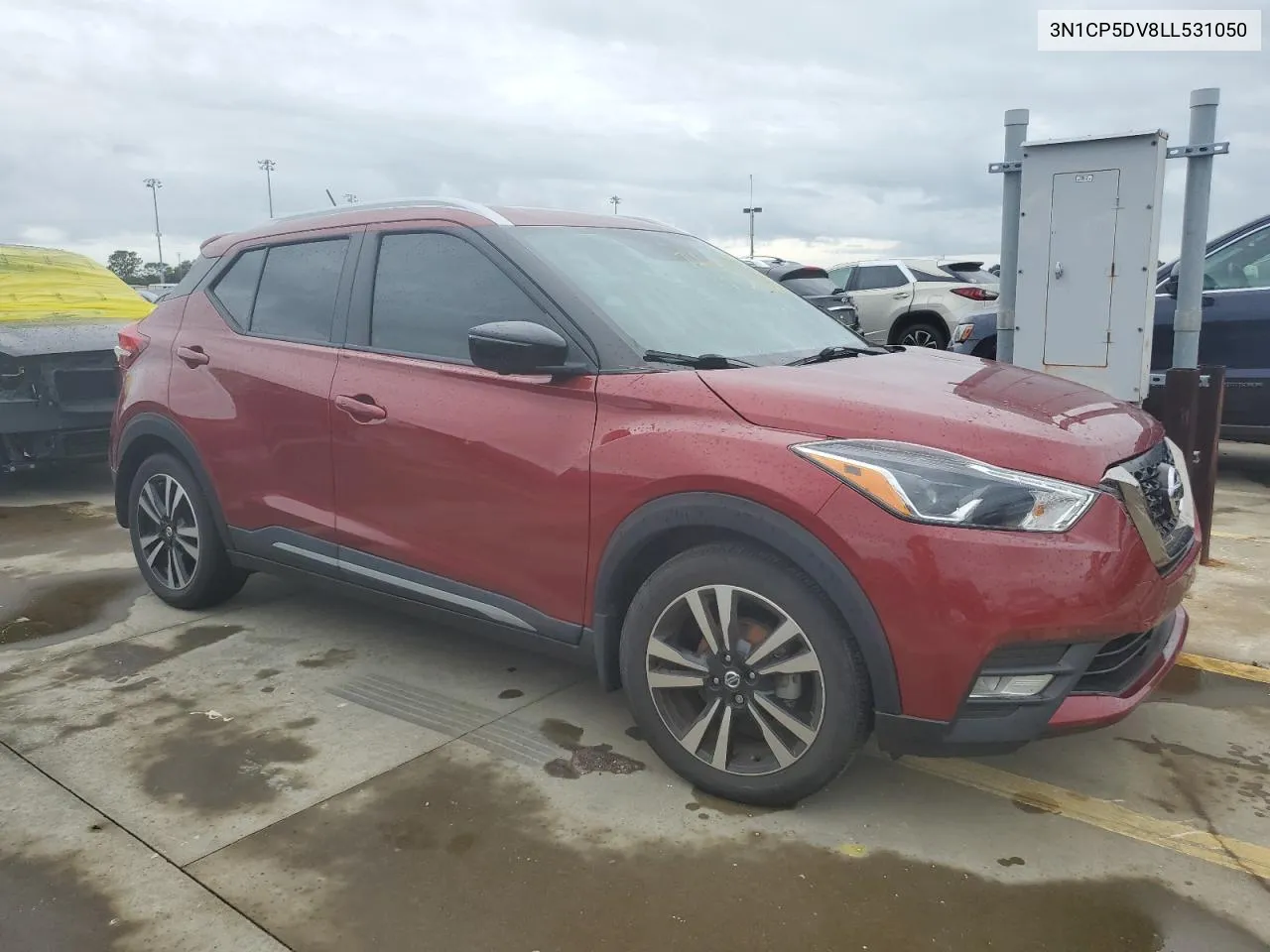 2020 Nissan Kicks Sr VIN: 3N1CP5DV8LL531050 Lot: 74151024