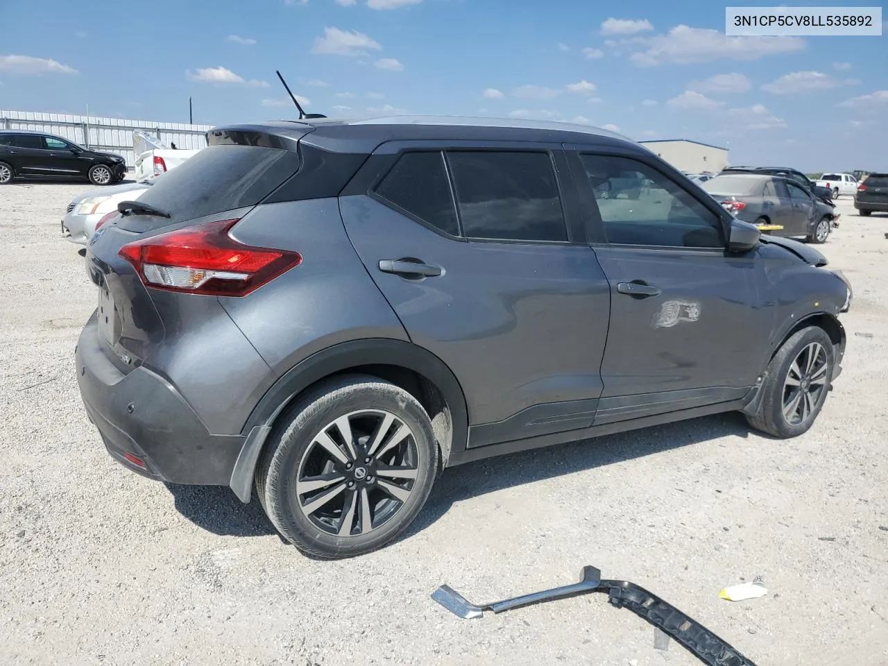 2020 Nissan Kicks Sv VIN: 3N1CP5CV8LL535892 Lot: 74346474