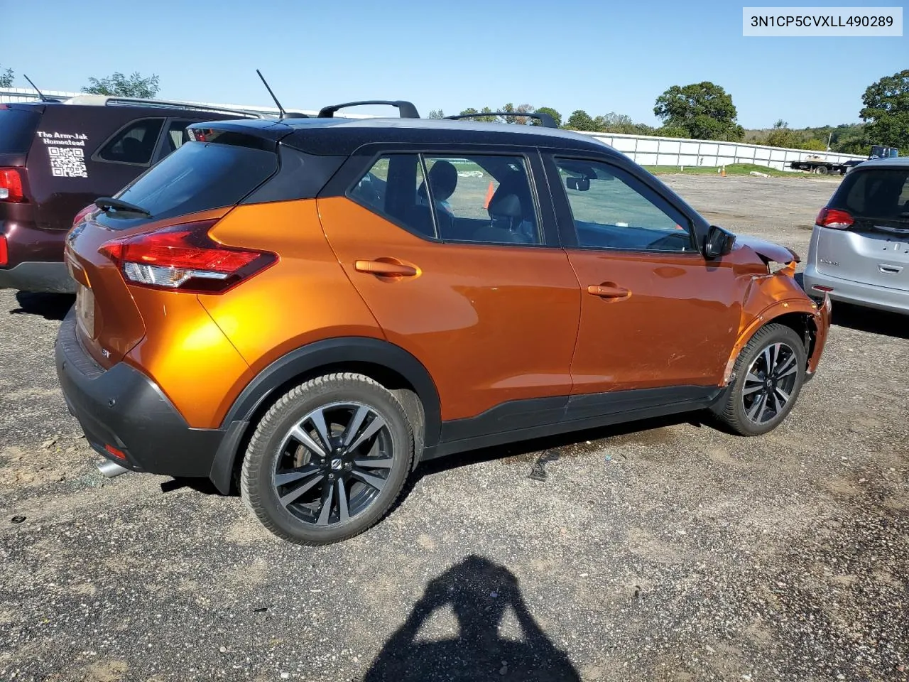 2020 Nissan Kicks Sv VIN: 3N1CP5CVXLL490289 Lot: 74480134