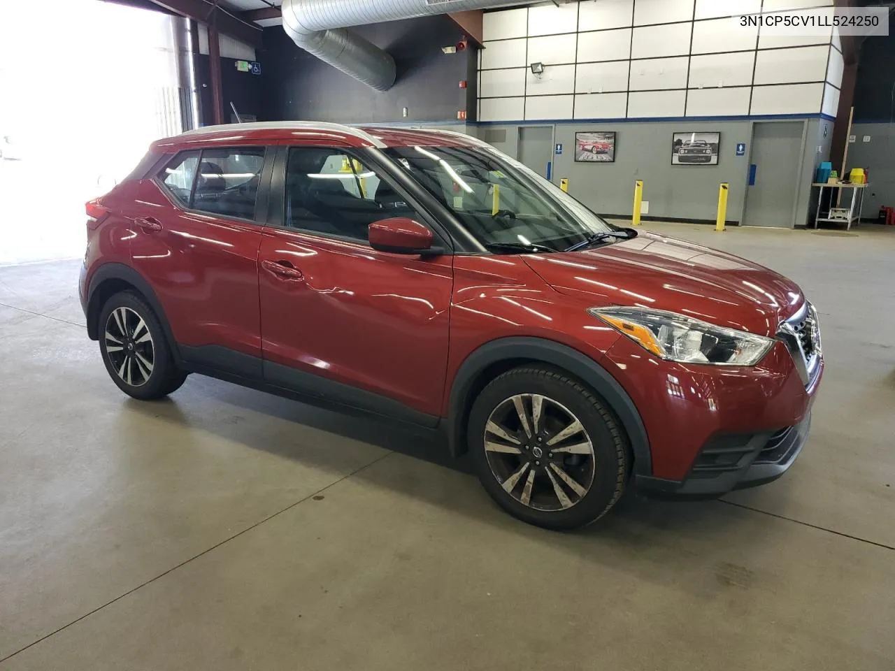 2020 Nissan Kicks Sv VIN: 3N1CP5CV1LL524250 Lot: 74488714