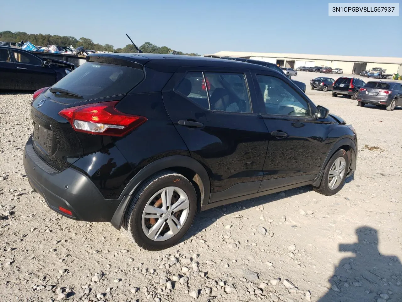 2020 Nissan Kicks S VIN: 3N1CP5BV8LL567937 Lot: 74670624