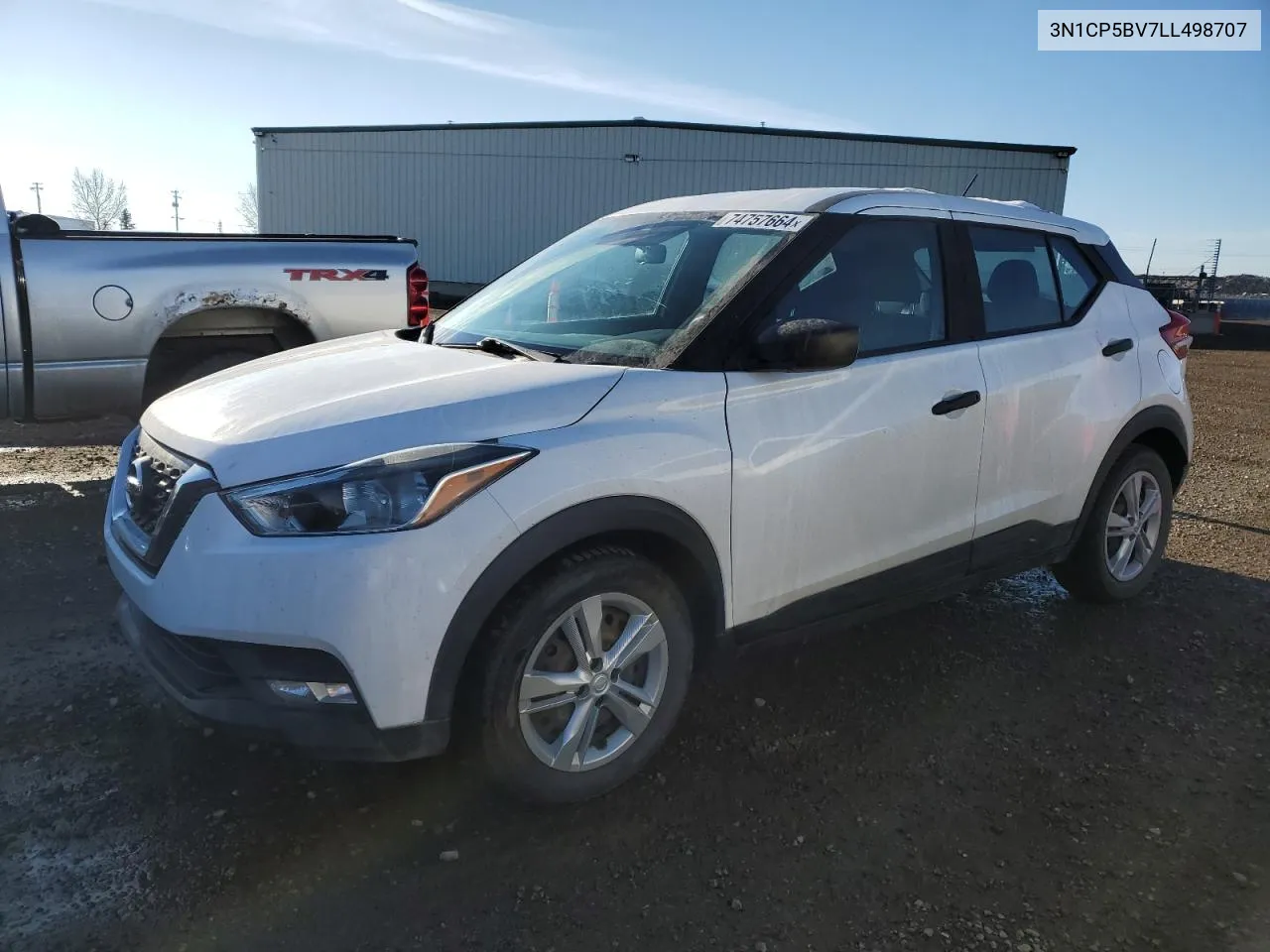 2020 Nissan Kicks S VIN: 3N1CP5BV7LL498707 Lot: 74757664