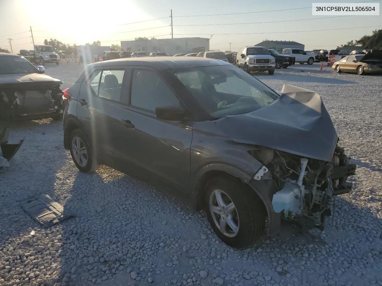 2020 Nissan Kicks S VIN: 3N1CP5BV2LL506504 Lot: 74987424