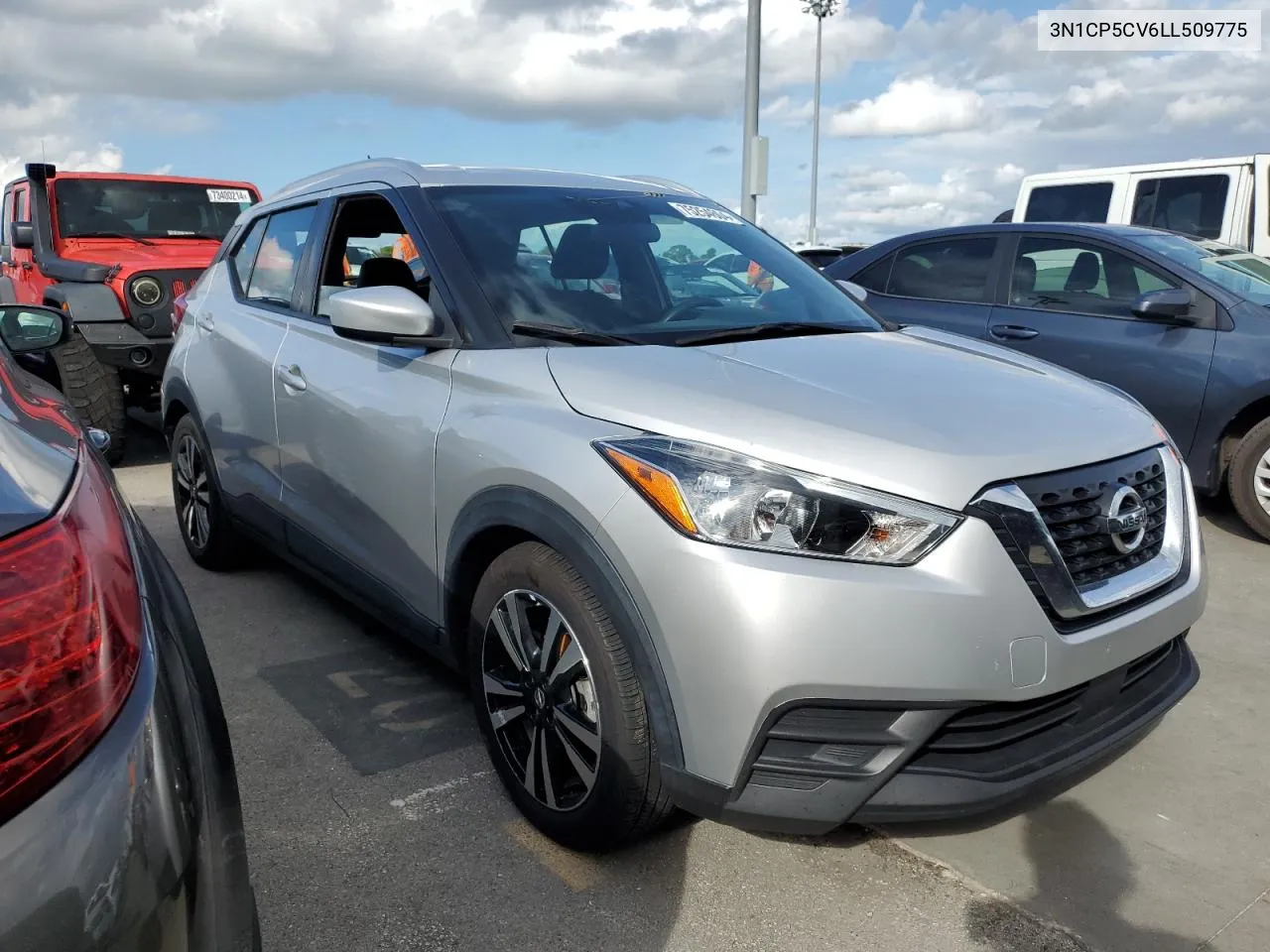 2020 Nissan Kicks Sv VIN: 3N1CP5CV6LL509775 Lot: 75254604