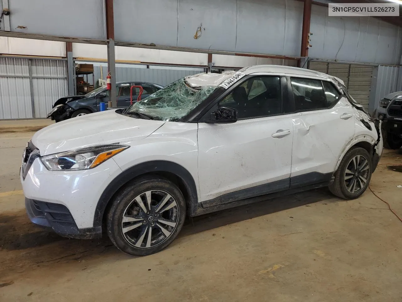 2020 Nissan Kicks Sv VIN: 3N1CP5CV1LL526273 Lot: 75327834