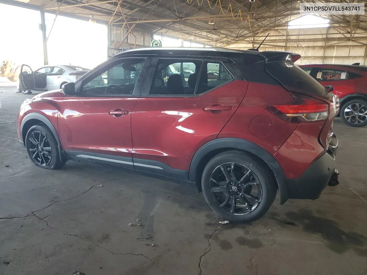 2020 Nissan Kicks Sr VIN: 3N1CP5DV7LL543741 Lot: 75333424