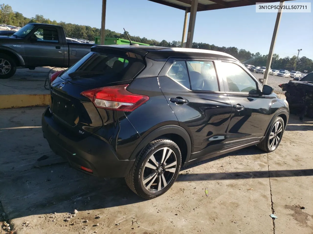 2020 Nissan Kicks Sv VIN: 3N1CP5CV3LL507711 Lot: 75792554