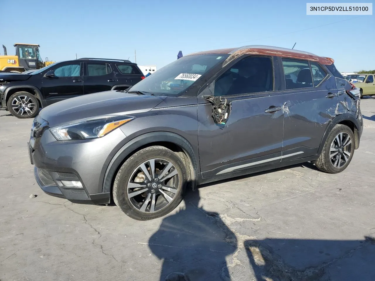 2020 Nissan Kicks Sr VIN: 3N1CP5DV2LL510100 Lot: 76560034