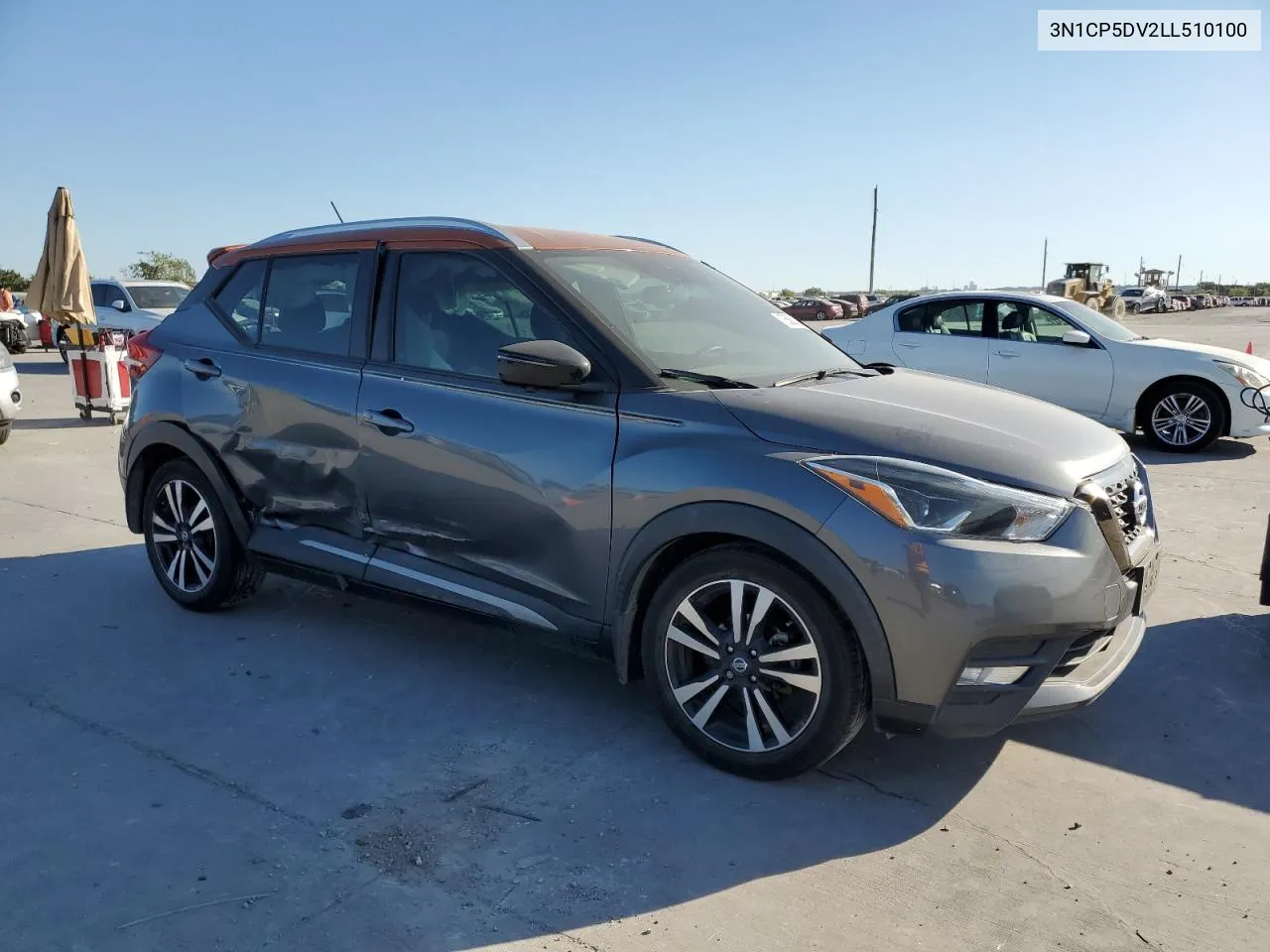 2020 Nissan Kicks Sr VIN: 3N1CP5DV2LL510100 Lot: 76560034