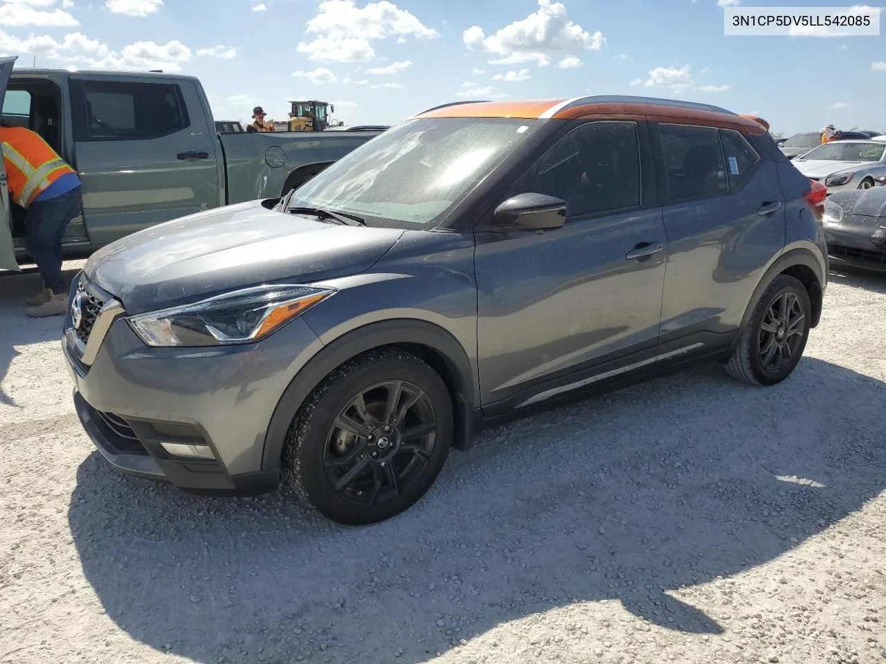 2020 Nissan Kicks Sr VIN: 3N1CP5DV5LL542085 Lot: 76694914