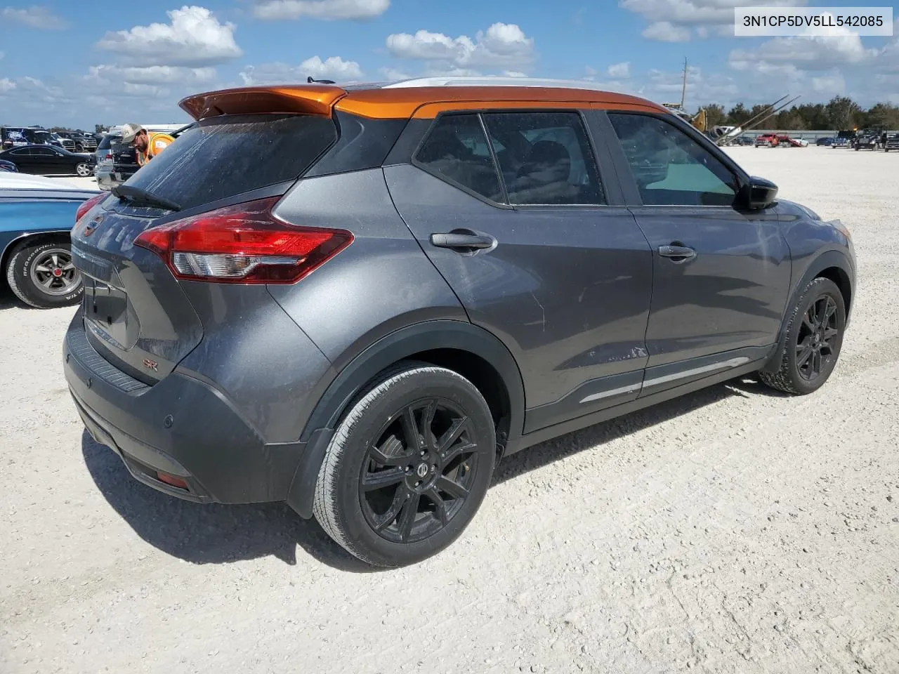 2020 Nissan Kicks Sr VIN: 3N1CP5DV5LL542085 Lot: 76694914