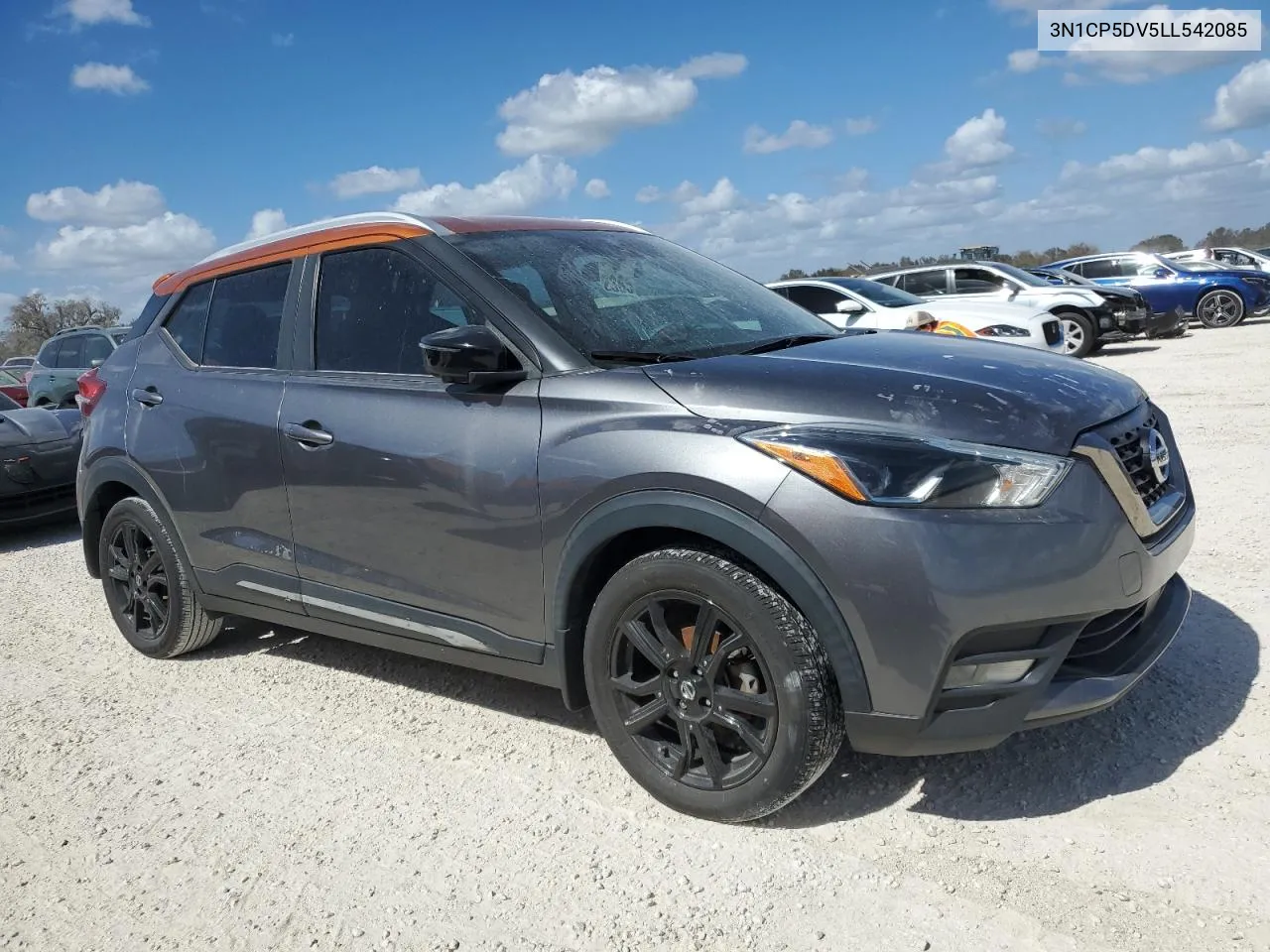 2020 Nissan Kicks Sr VIN: 3N1CP5DV5LL542085 Lot: 76694914