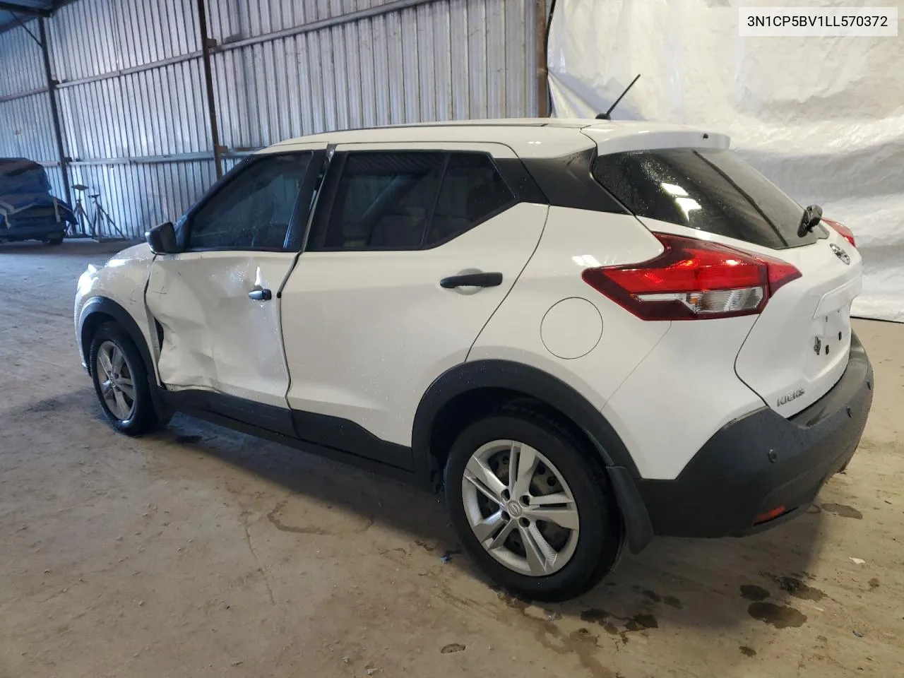 2020 Nissan Kicks S VIN: 3N1CP5BV1LL570372 Lot: 76696624