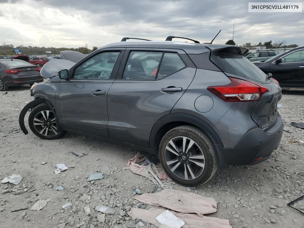 2020 Nissan Kicks Sv VIN: 3N1CP5CV2LL481179 Lot: 76756874