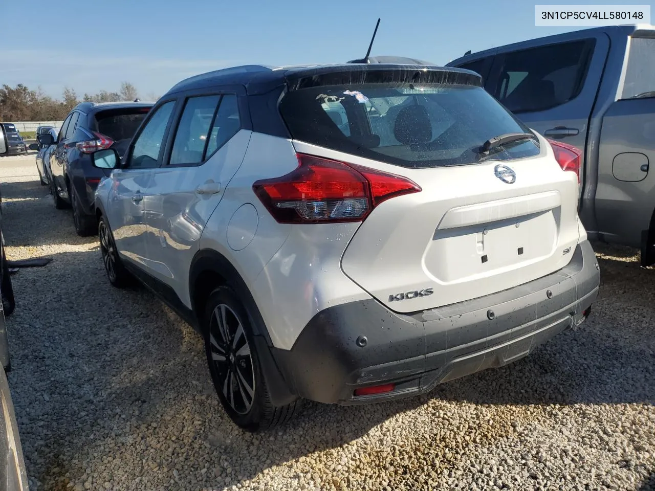 2020 Nissan Kicks Sv VIN: 3N1CP5CV4LL580148 Lot: 76829004