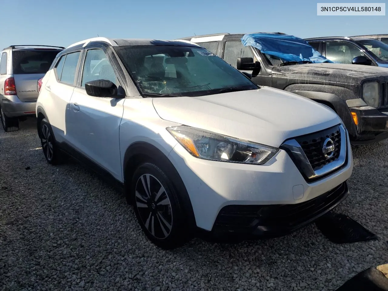 2020 Nissan Kicks Sv VIN: 3N1CP5CV4LL580148 Lot: 76829004