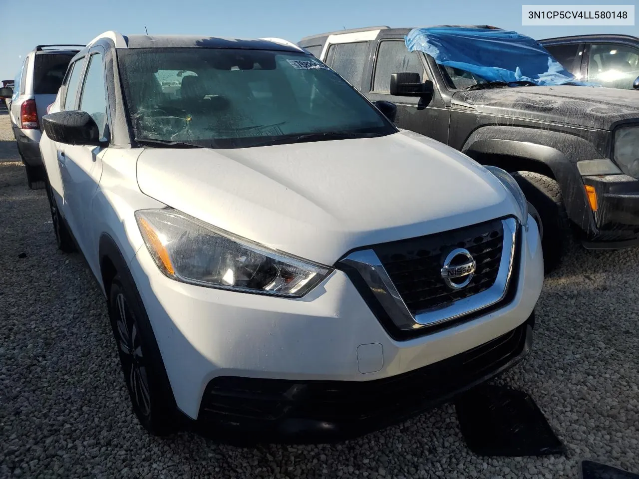 2020 Nissan Kicks Sv VIN: 3N1CP5CV4LL580148 Lot: 76829004