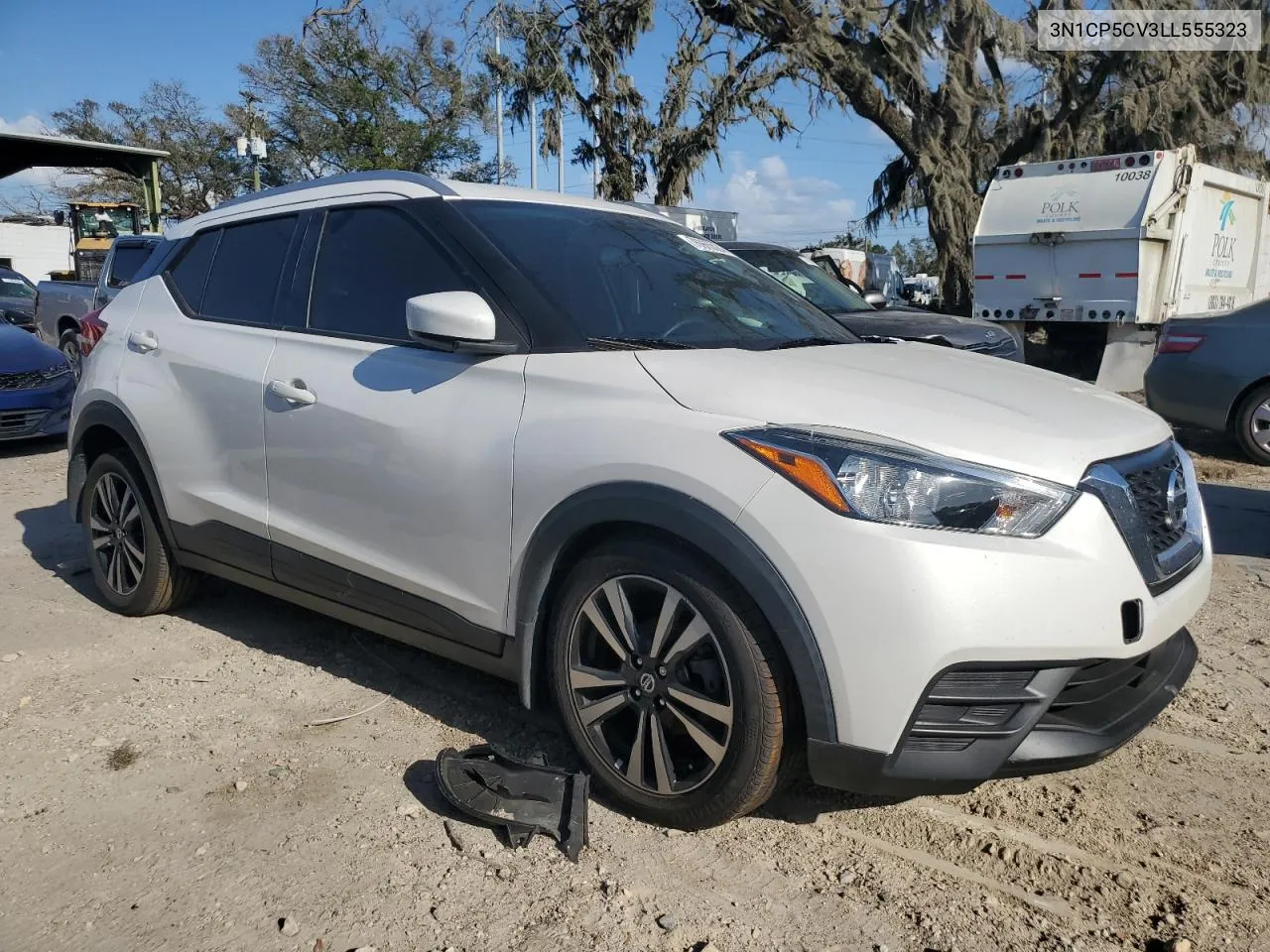 2020 Nissan Kicks Sv VIN: 3N1CP5CV3LL555323 Lot: 76965524