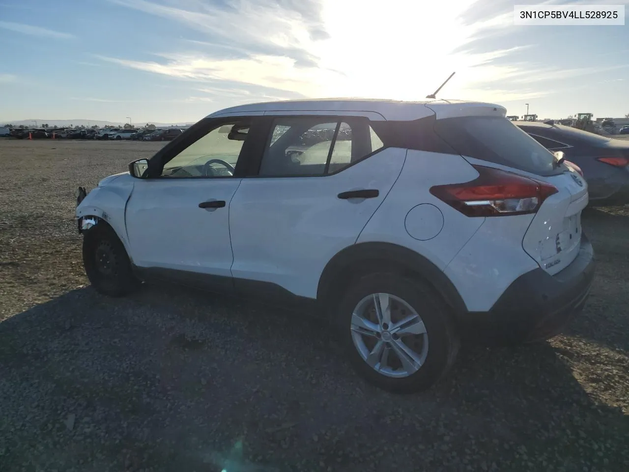 2020 Nissan Kicks S VIN: 3N1CP5BV4LL528925 Lot: 77184194