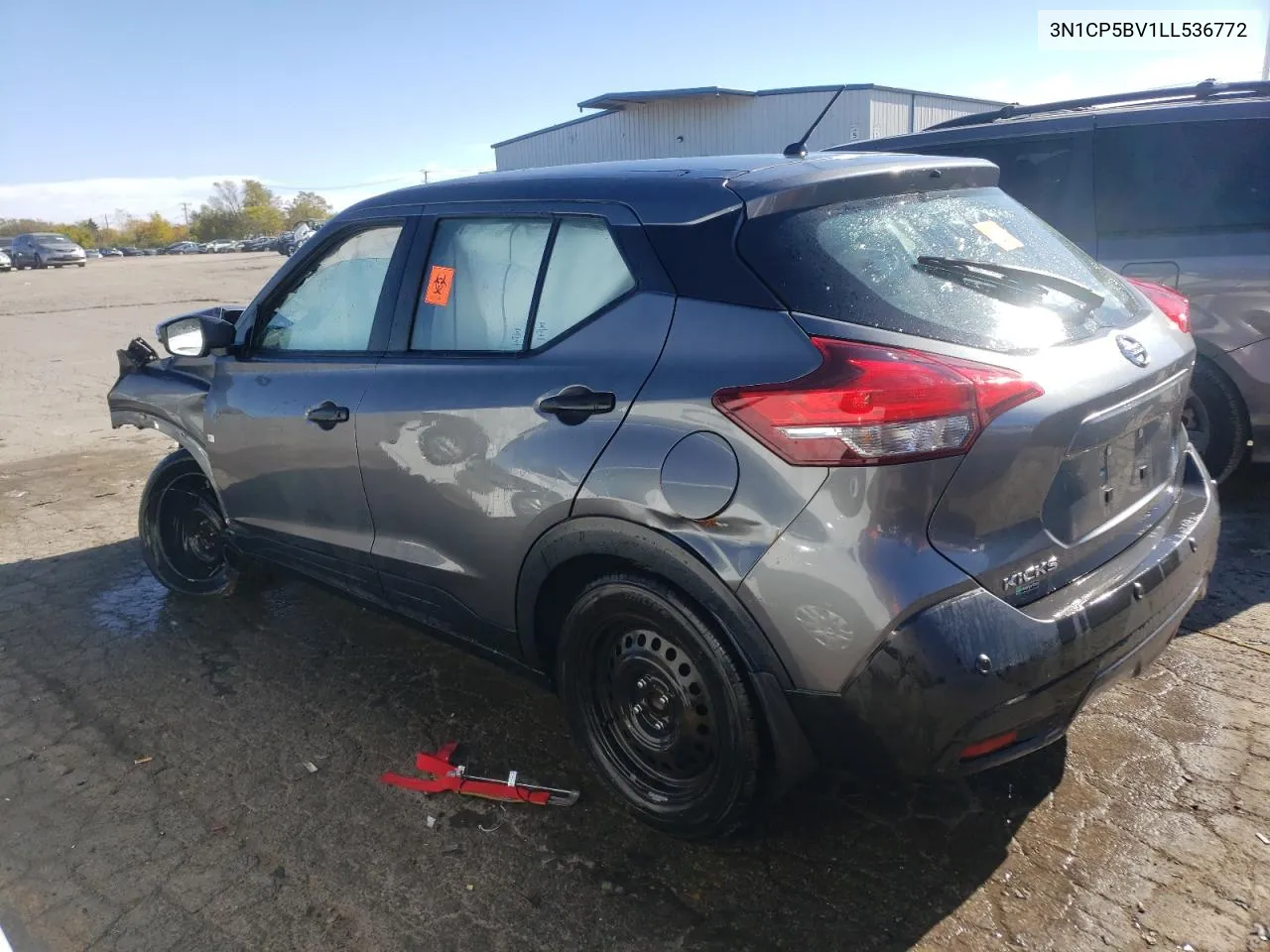 2020 Nissan Kicks S VIN: 3N1CP5BV1LL536772 Lot: 77213674