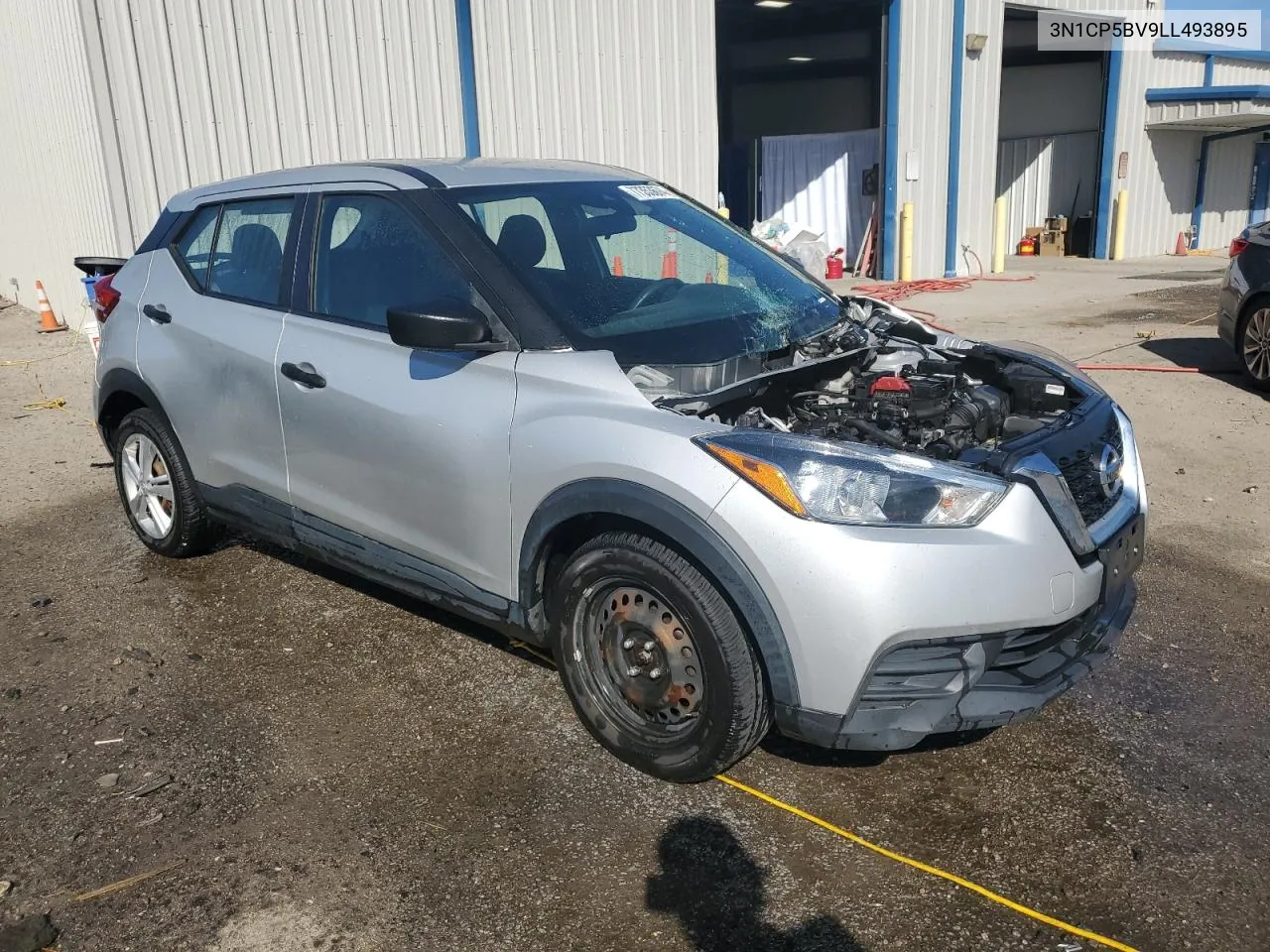 2020 Nissan Kicks S VIN: 3N1CP5BV9LL493895 Lot: 77353674