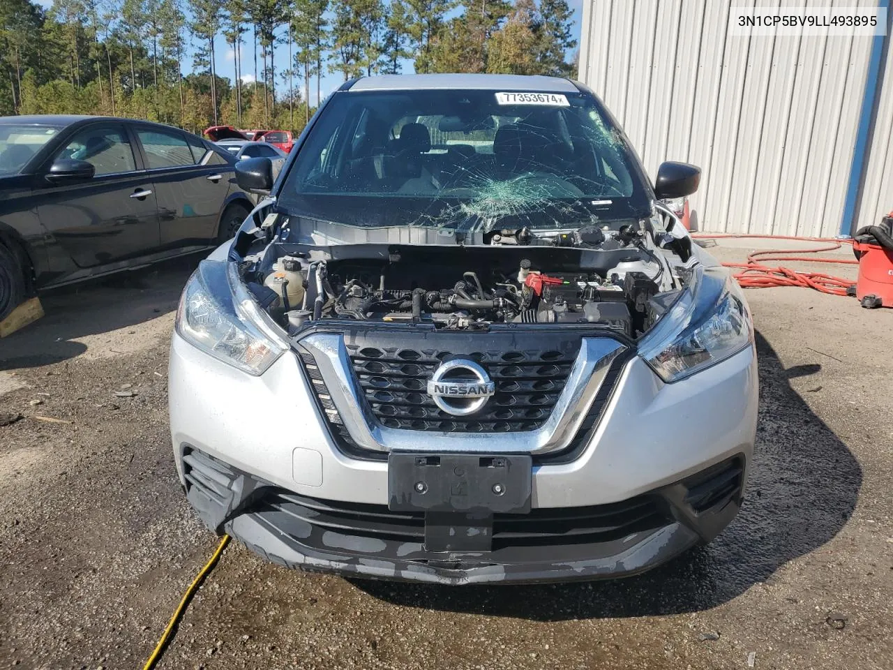 2020 Nissan Kicks S VIN: 3N1CP5BV9LL493895 Lot: 77353674