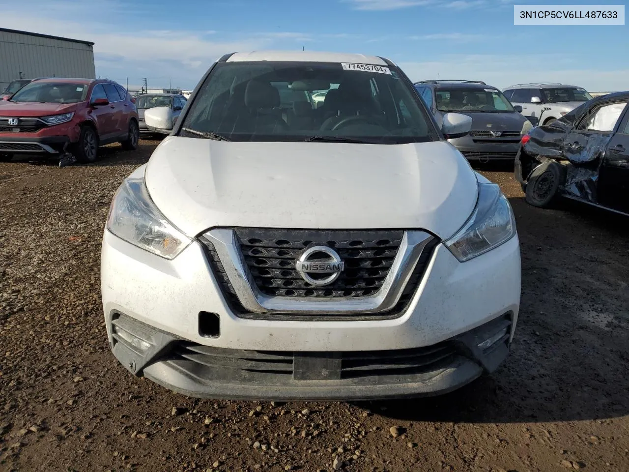 2020 Nissan Kicks Sv VIN: 3N1CP5CV6LL487633 Lot: 77453704