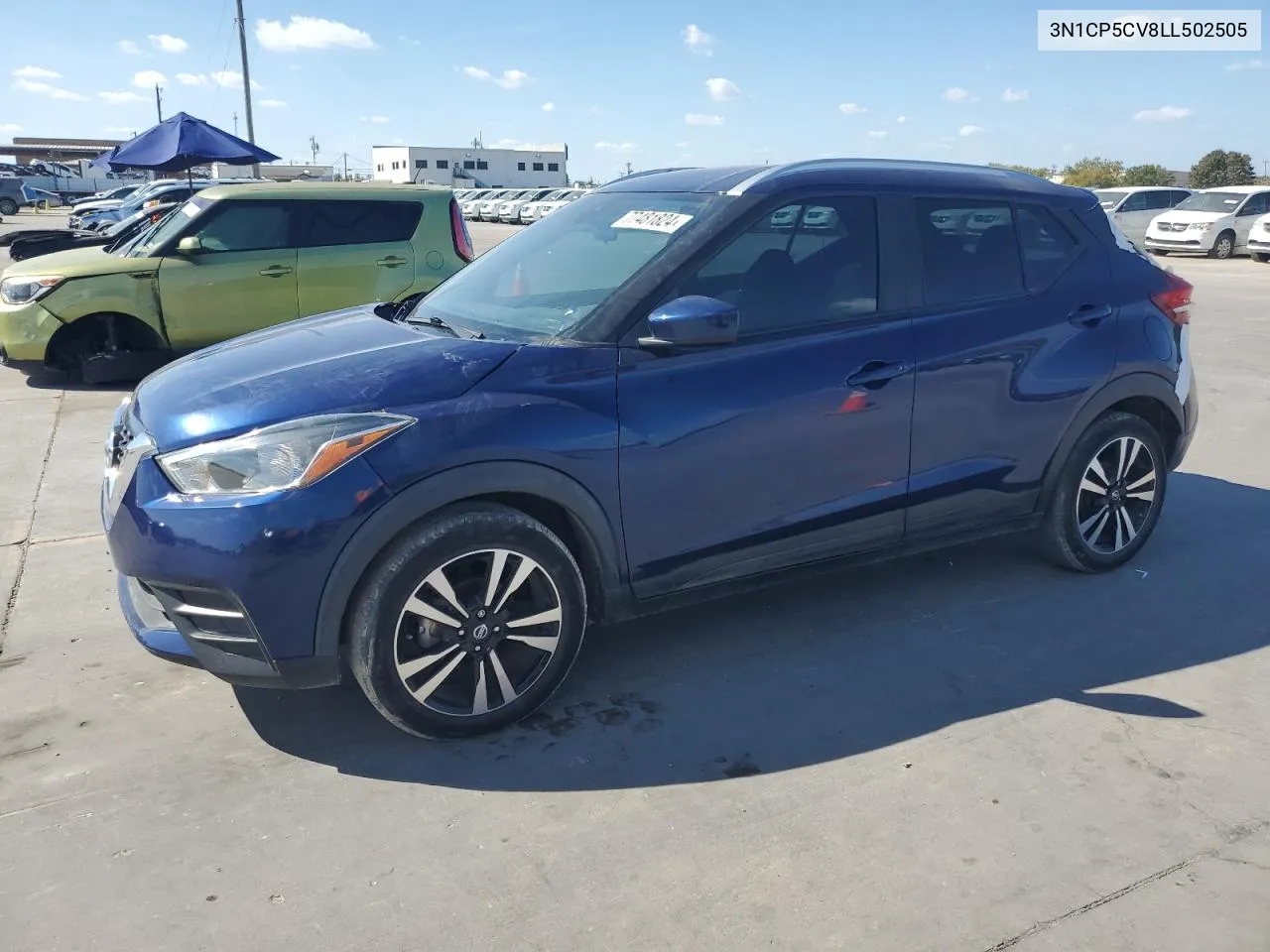 2020 Nissan Kicks Sv VIN: 3N1CP5CV8LL502505 Lot: 77481824