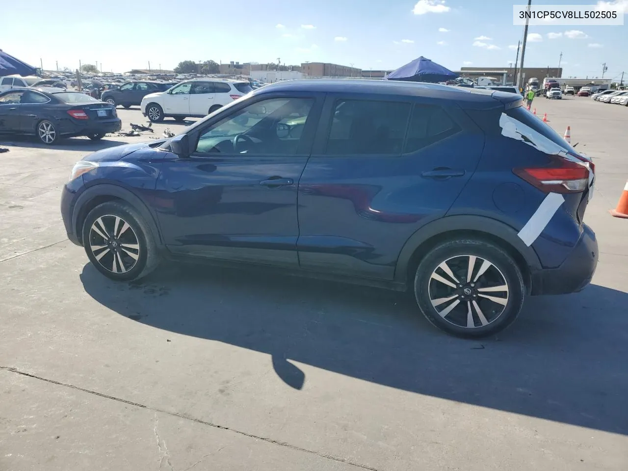 2020 Nissan Kicks Sv VIN: 3N1CP5CV8LL502505 Lot: 77481824