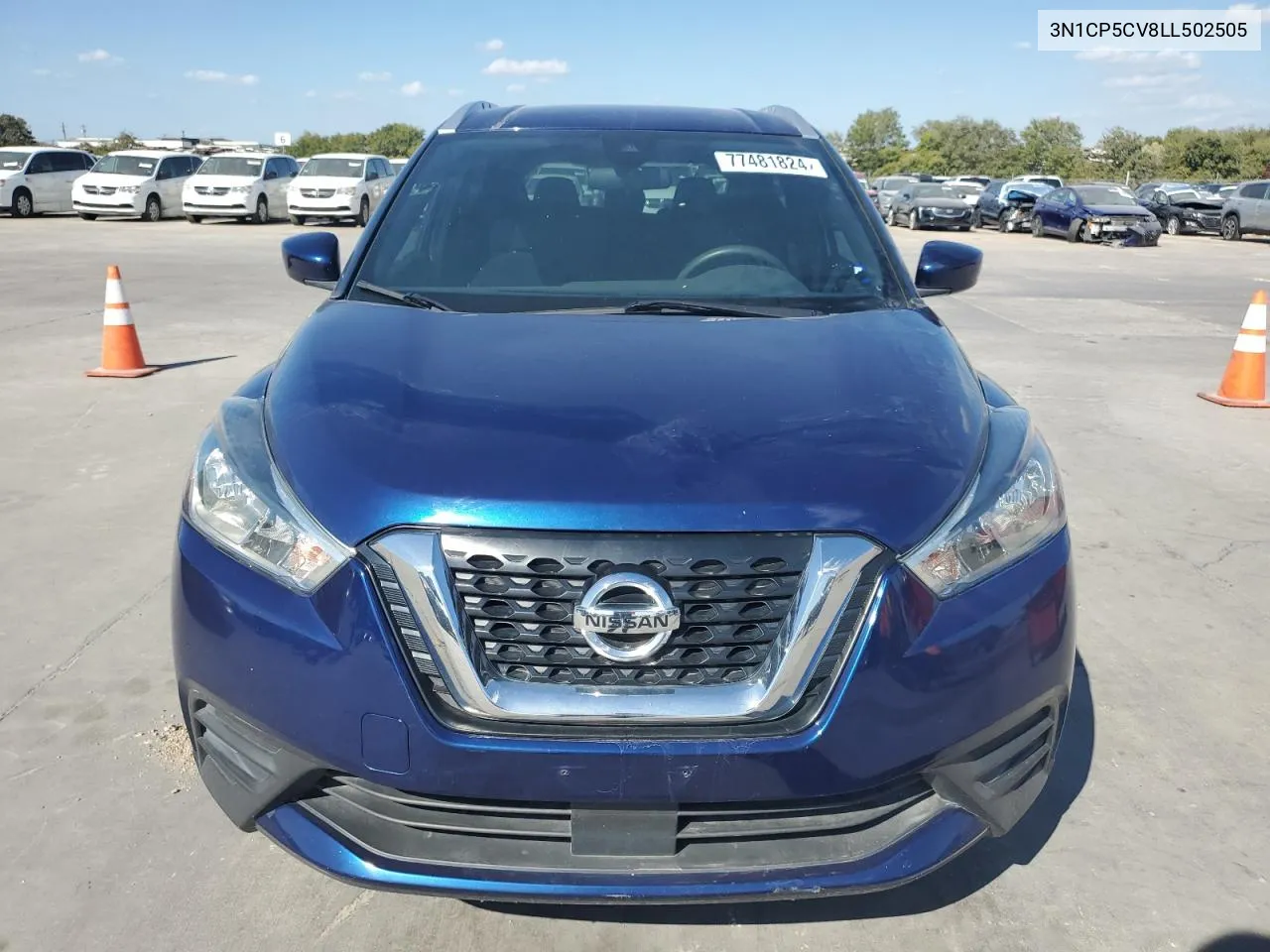 2020 Nissan Kicks Sv VIN: 3N1CP5CV8LL502505 Lot: 77481824