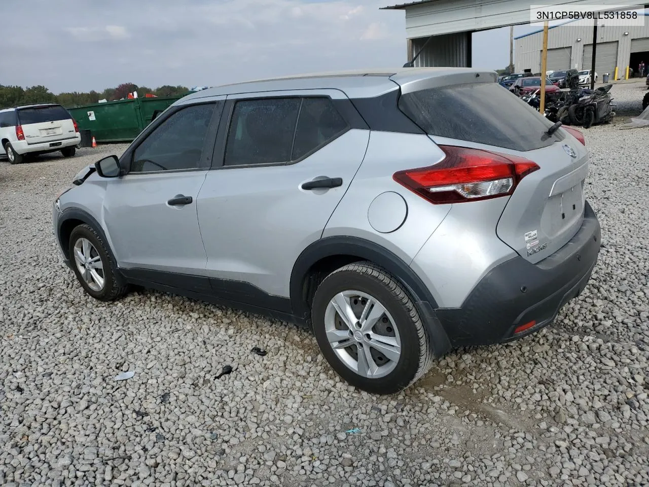 2020 Nissan Kicks S VIN: 3N1CP5BV8LL531858 Lot: 77500264