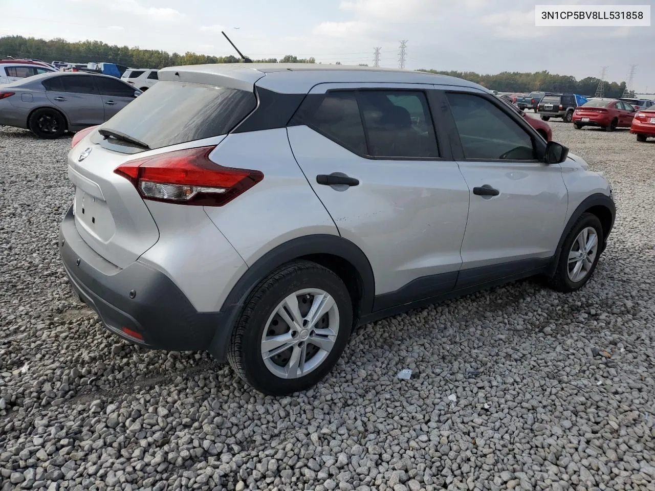 2020 Nissan Kicks S VIN: 3N1CP5BV8LL531858 Lot: 77500264