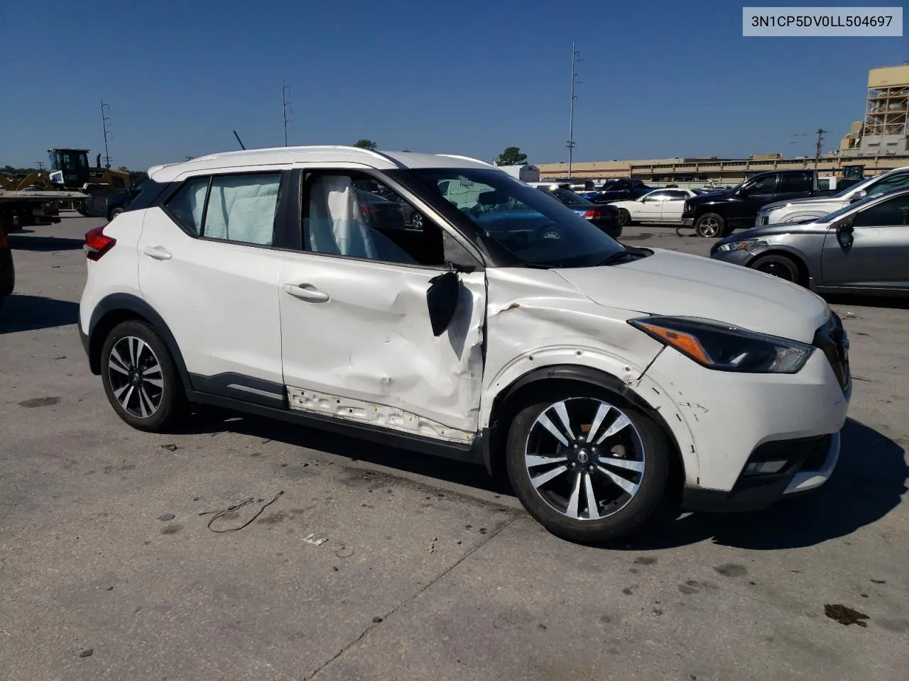 2020 Nissan Kicks Sr VIN: 3N1CP5DV0LL504697 Lot: 77550414