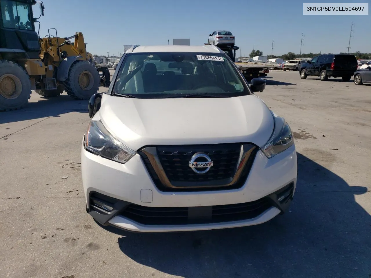 2020 Nissan Kicks Sr VIN: 3N1CP5DV0LL504697 Lot: 77550414