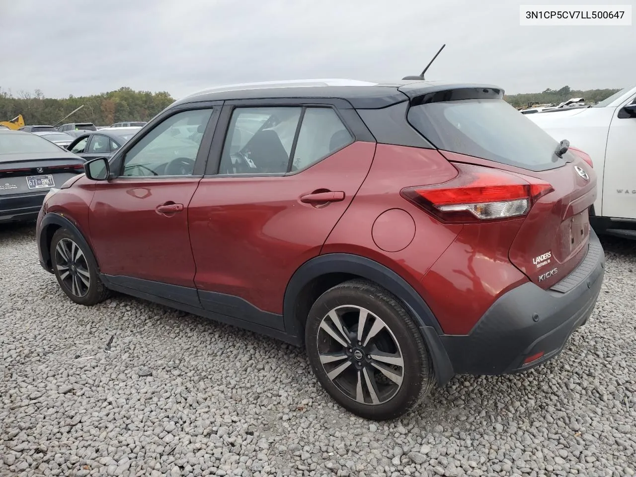 2020 Nissan Kicks Sv VIN: 3N1CP5CV7LL500647 Lot: 77896294