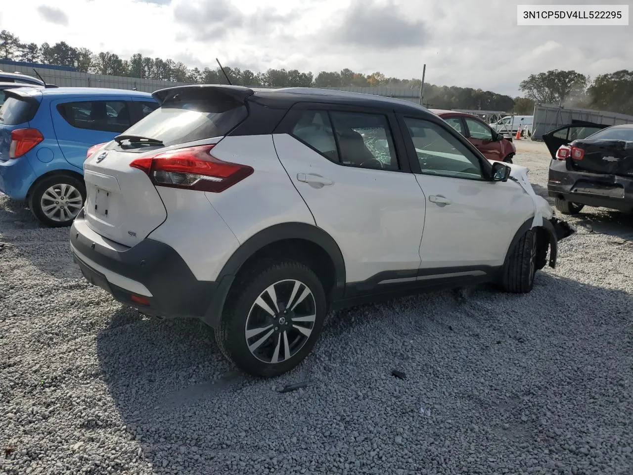 2020 Nissan Kicks Sr VIN: 3N1CP5DV4LL522295 Lot: 78026584