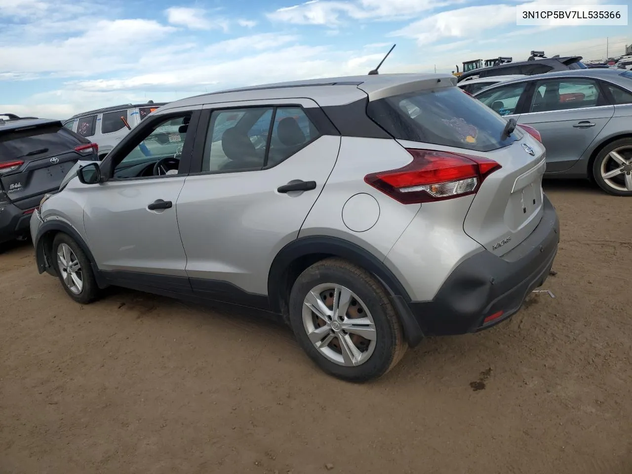 2020 Nissan Kicks S VIN: 3N1CP5BV7LL535366 Lot: 78030324